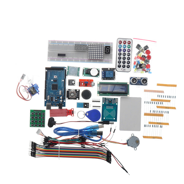 Geekcreit Mega 2560 R3 Starter Kits Motor Servo RFID Ultrasonic Ranging Relay LCD Geekcreit for Arduino - products that work with official Arduino boards