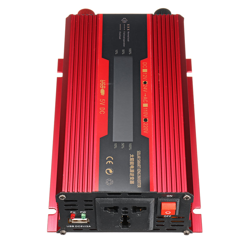 3000W Solar Inverter Modified Sine Wave Power Inverter Car USB Converter Solar System Car Truck