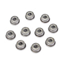 10pcs F693ZZ 3mmx8mmx4mm Double Shielded Flanged Ball Bearings