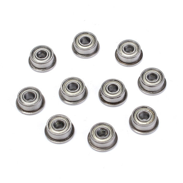 10pcs F693ZZ 3mmx8mmx4mm Double Shielded Flanged Ball Bearings