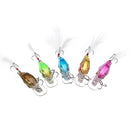 ZANLURE 5Pcs/Set 7cm 6.2g Fishing Lure Crankbaits Hook Fish Crank Tackle Lipless Swimbait Hard Lures