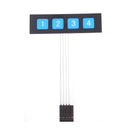 1 Rrow 4 Key Membrane Switch Matrix Keyboard Thin Film Button Control Panel Single-chip Microcomputer Extended Keyboard