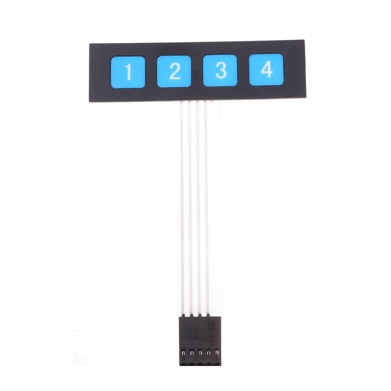 1 Rrow 4 Key Membrane Switch Matrix Keyboard Thin Film Button Control Panel Single-chip Microcomputer Extended Keyboard