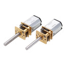 Machifit 20MM-N20 6V 30rpm/12V 100rpm DC Speed Reduction Gear Motor with Metal Gearbox