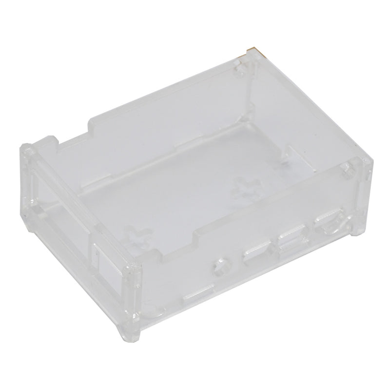 Transparent DIY Acrylic Case Box Shell with Screw and Black Big Copper Aluminum Heatsink for 3.5 Inch TFT Screen Raspberry Pi 4B