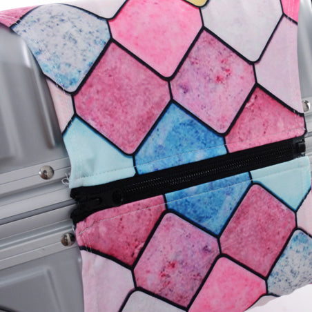 Honana Mermaid Embossment Style Elastic Luggage Cover Trolley Case Cover Durable Suitcase Protector