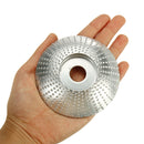 85x16mm Chrome Wood Grinding Wheel Rotary Disc Sanding Wood Carving Tool Abrasive Disc