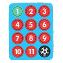 Magnetic Training Football Pro Soccer Tactic Board Folder Leather Portable