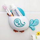 Multifunctional Bird Toothbrush Holder Suction Hook For Bathroom Accessories