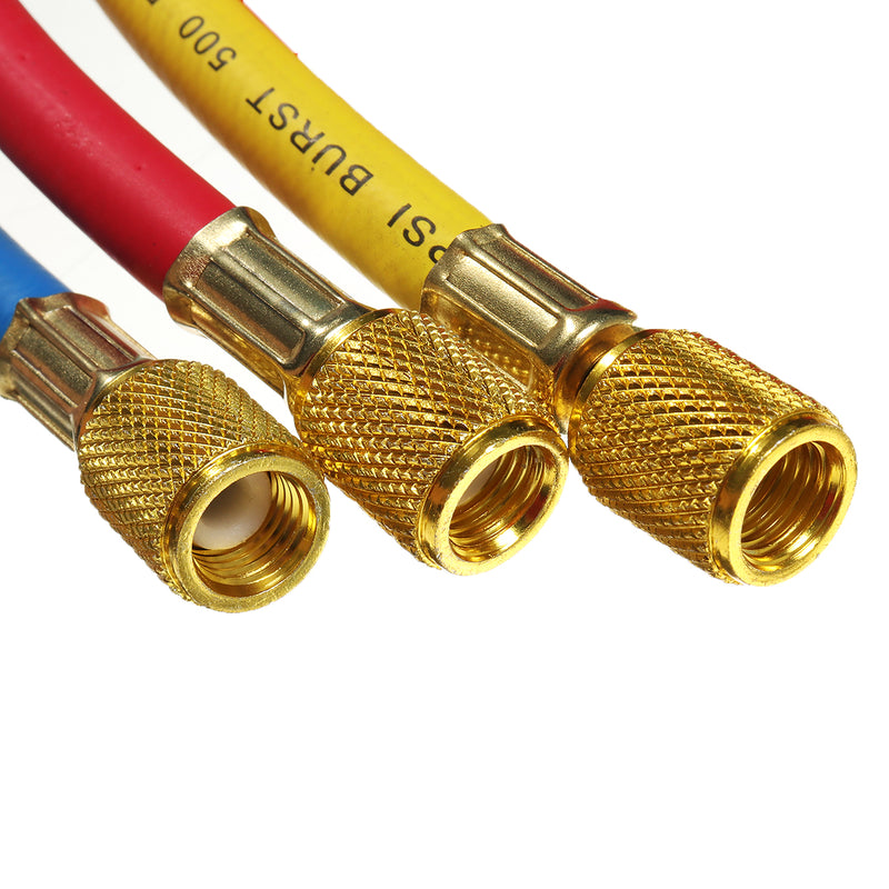 Air Conditioning AC Diagnostic Manifold Gauge Tool Set Refrigeration For 134A