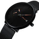 CRRJU 2258 Simple Dial Color Bright Needle Day Display Fashion Men Quartz Watch