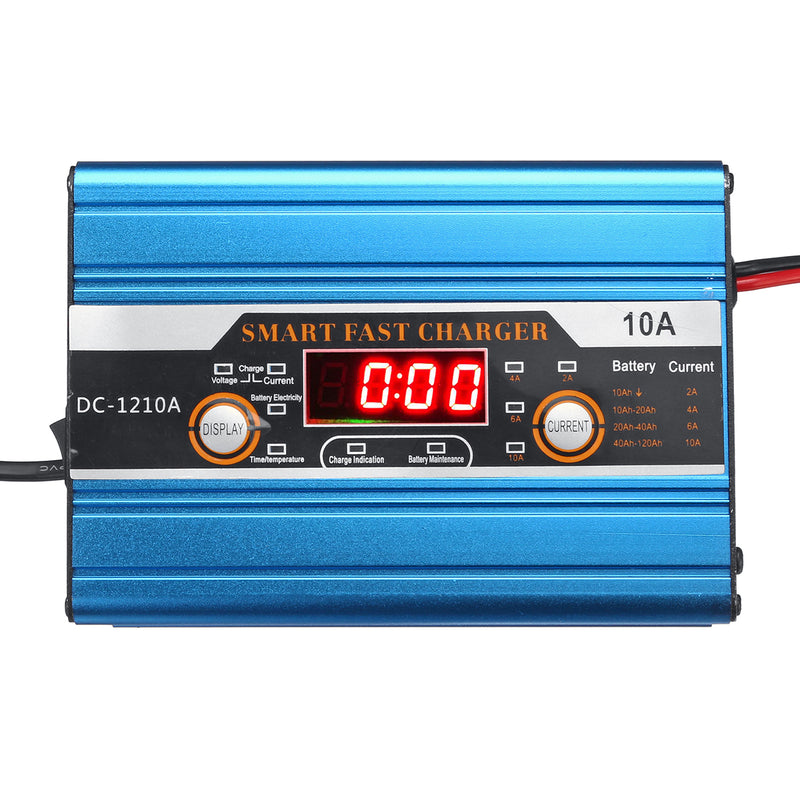 DC-1210A Smart Battery Charger Maintainer 12V 10A  Battery Charging Equipment Car Battery Supplying