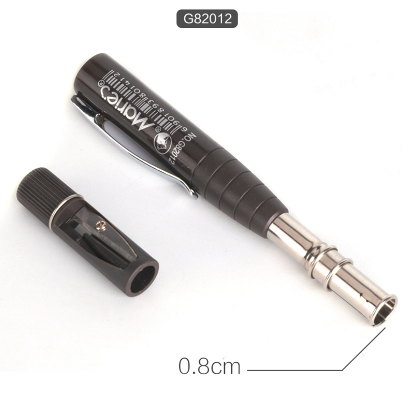 Pencils Extender with Pencil Sharperner Adjustable Rotating Pen Case Pen Holder