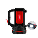 SHENYU 500m 2 Light Source USB Rechargeable Super Bright LED Spotlight 18650 Flashlight Waterproof Searchlight LED Spot Light
