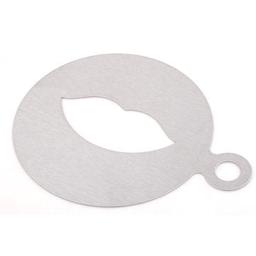 Coffee Spray Mold Decorating Stainless Steel Thick Coffee Making Mould Coffee Pattern Art Mold Tools