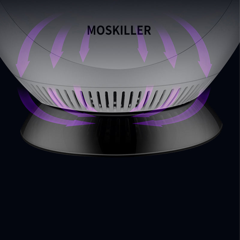 360 USB Electronic Mosquito Killer Lamp LED UV Light Fly Bug Insect Trap Zapper