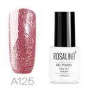 8 Colors Rose Gold Nail Gel Polish Glitter Soak-off UV Gel Varnish Nail Art Long-Lasting