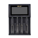 GOLISI i4 LCD Screen Display USB Charging Intelligent 2A Fast Battery Charger Li-ion NIMH Batteries