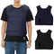 Unisex Tactical Tank Tops 4 Protective Plates Security Carrier Training Military Jacket