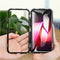 Bakeey 360 Magnetic Adsorption Flip Metal Clear Tempered Glass Protective Case for Xiaomi Mi8 SE