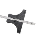 Machifit 150mm 6 Inch Depth Gauge Angle Ruler 30 45 60 Degree Engraved Scale Woodworking Tool
