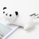 Jordan&Judy YD001 Cartoon Silicone Pencil Case Container Pencil Bags Kawaii Cute Brown Bear 3D Pencil Case School Supplies Stationery Gifts