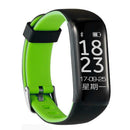M5 OLED Smart Watch Heart Rate Blood Pressure Blood Oxygen Monitor Silicone Belt