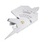 Machifit HJC40B Weld Inspestion Ruler Welding Gauge Weld Bead Height Welding Seam Gap Ruler Gage