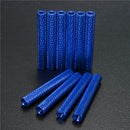 Suleve M3AS8 10Pcs M3 35mm Knurled Standoff Bolt Aluminum Alloy 6061 Anodized Spacer Multicolor