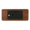 USB Sound Control Wooden Qi Wireless Phone Charger Dock Digital LED Alarm Clock