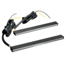Universal LED Driving Daytime Running DRL Turn Signal Light White Amber
