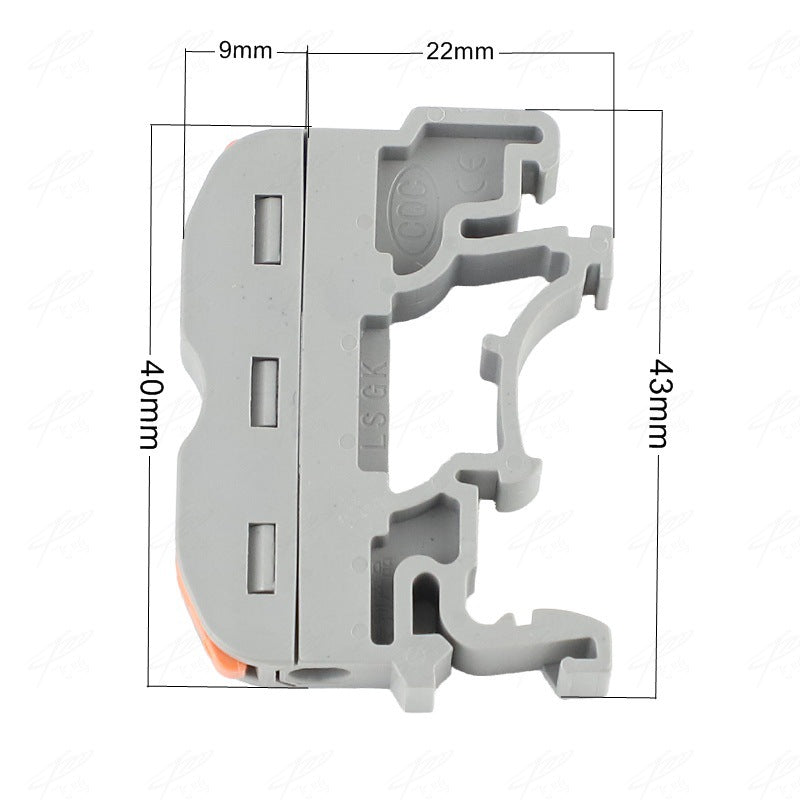 1Pcs SPL-1 PCT-211 Rail Type Quick Connector Press Type Connector Instead of UK2.5B 32A Terminal Block 0.08-4mm