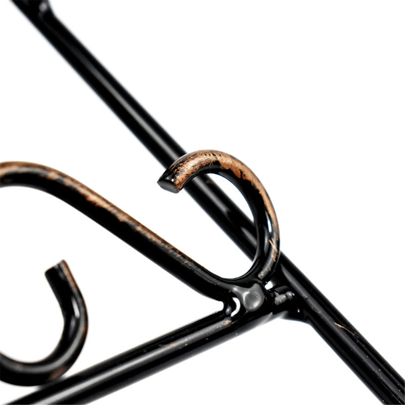 Whiskey Bottle Rack Holder Retro Stainless Steel Iron Creative Ornaments Home Room Decorations