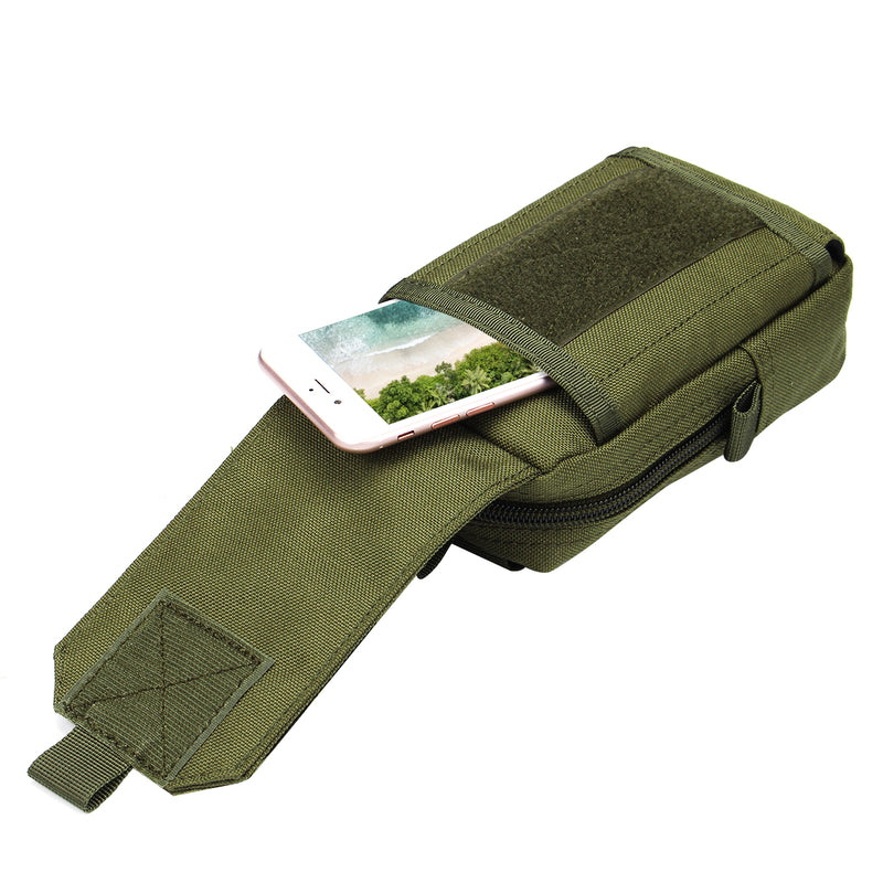 Tactical Molle Pouch Waterproof 1000D Military Belt Waist Pack Bag Phone Pocket Waist Bag
