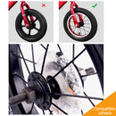 7 Color USB LED RGB Wheel Hub Light Rechargeable Waterproof Bicycle Safety Lights Bike