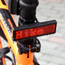 XANES DIY Bicycle Taillight Programmable LED Electronic Advertising Display Bike Light USB