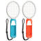 1 Pair Tennis Gamepad ABS Game Controller Sport Games Grip Tennis Racket Exercise Equipment