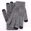 YOINS Winter Knit Gloves for Men Women Touch Screen Anti-Slip Warm Wool Lining Finger Gloves