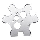Aluminum Alloy V6 Fisheye Effector + M4 Fixed Plate For Dual Nozzle Extruder 3D Printer Part
