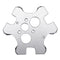 Aluminum Alloy V6 Fisheye Effector + M4 Fixed Plate For Dual Nozzle Extruder 3D Printer Part