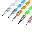 34Pcs Gel Nail Art Design Set Dotting Painting Drawing Polish Brush Pen Tool Kit