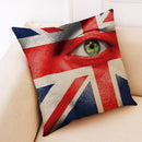 Honana BX The 2018 World Cup Cotton Linen Cushion Pillow Case Eye National Flag Pillow Cover