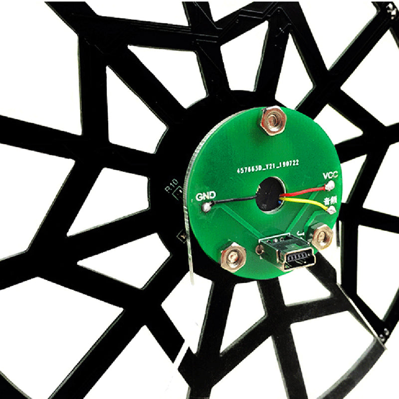 Geekcreit DIY Colorful LED Manual Version Ferris Wheel Flash Kit Music Spectrum Electronic Kit