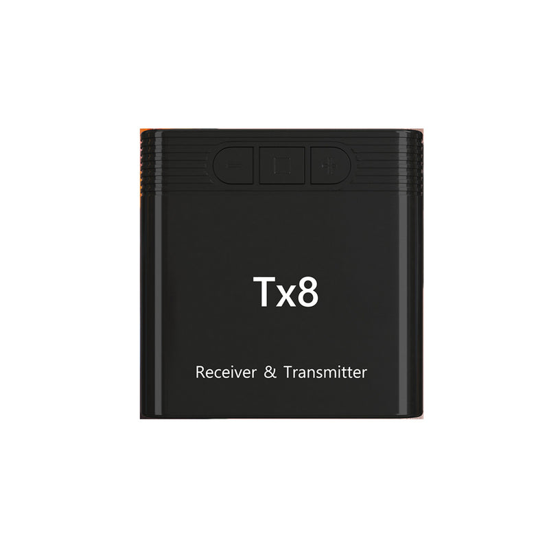 TX8 2 In 1 bluetooth 5.0 Transmitter Receiver Wireless Audio Adapter For TV PC Headphone
