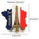 Tourist Souvenir Favorite Travel Resin 3D Fridge Magnet Eiffel Tower