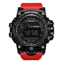 HONHX 55-66F Men Luminous Display Alarm Clock Stopwatch Sport Digital Watch