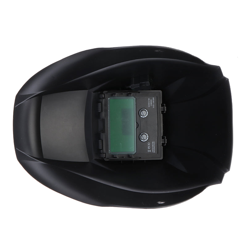 Solar Powered Auto-Darkening Welding Helmet Black Hawk Grinding TIG Welder Mask