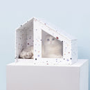 Furrytail Little House Cat Scratch Board Replaceable Renewable Paper Pet Bed from Xiaomi Youpin- White