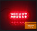 Ultra-thin 12LED Side Strobe Lights 36W Flash Lamp Aluminum Housing 7 Colors 12-24V for Pickup Truck Motorcycle