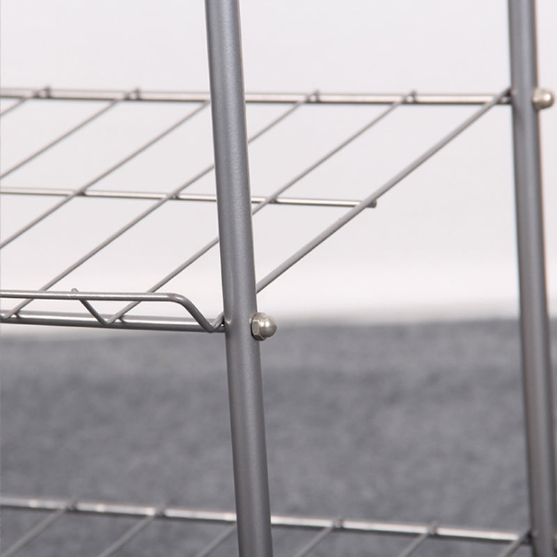 Cabinet Rack Storage Shelf Shoe Racks Organizer Stand Metal Holder Home Kitchen Tool